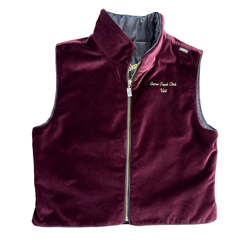 Skea Paris/Vail Velvety Vest‎ Insulated. Made in the USA Size M